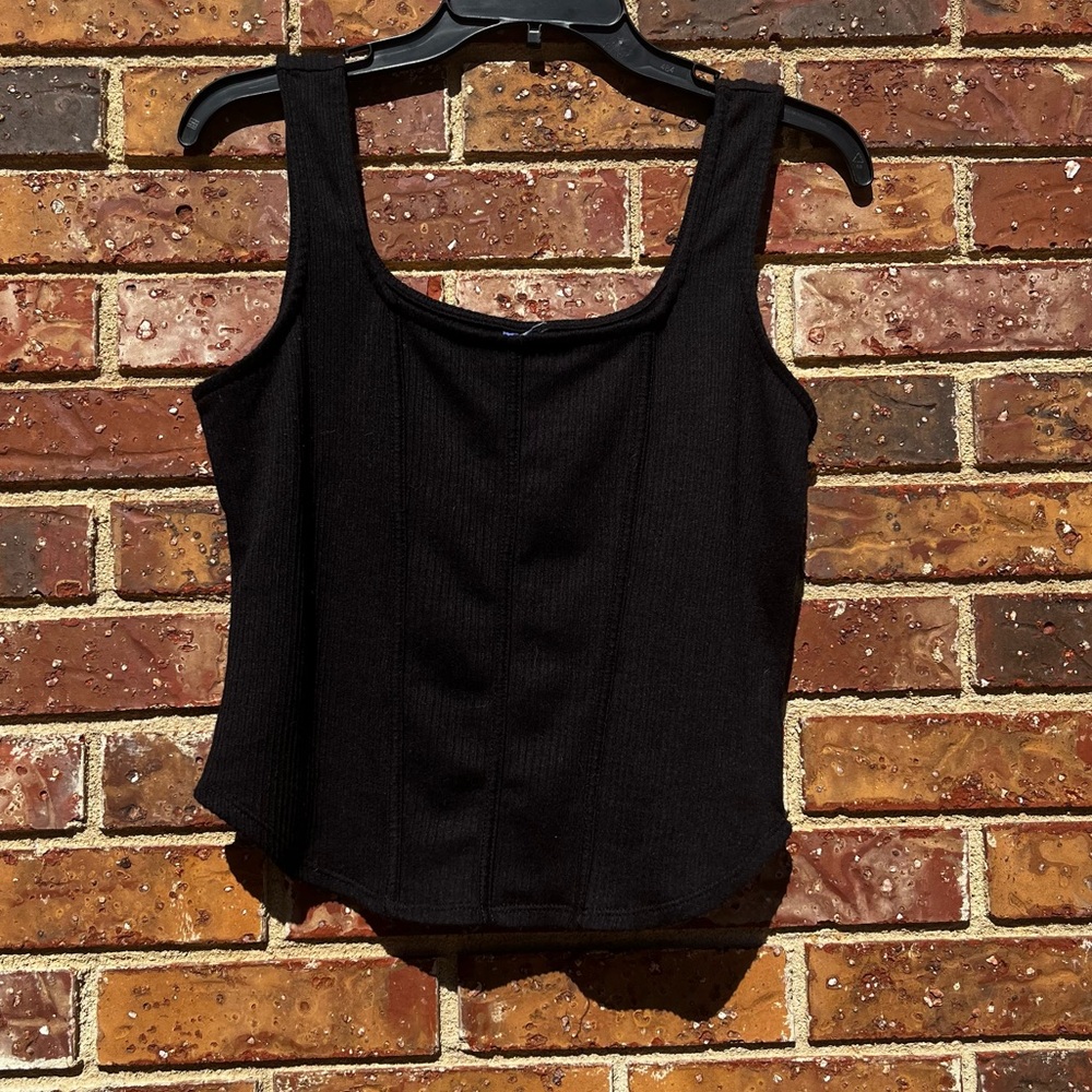 Corset Style Tank Top